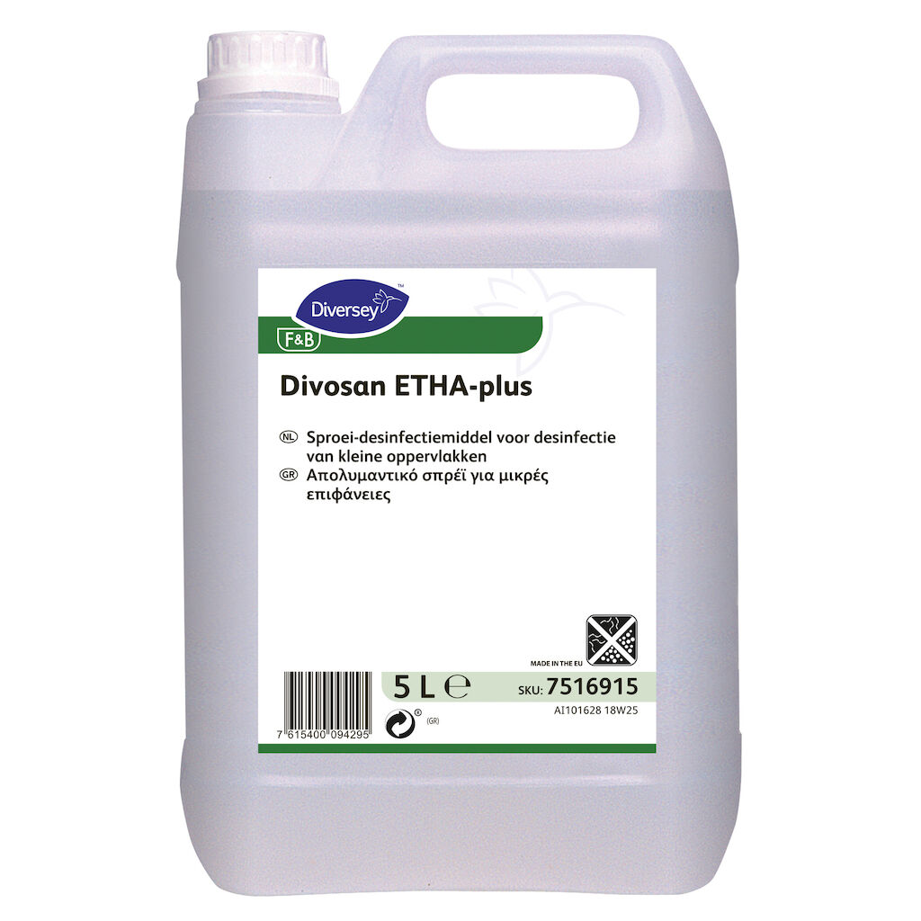 Divosan ETHA-plus 2x5L - Απολυμαντικό σπρέϊ για μικρές επιφάνειες